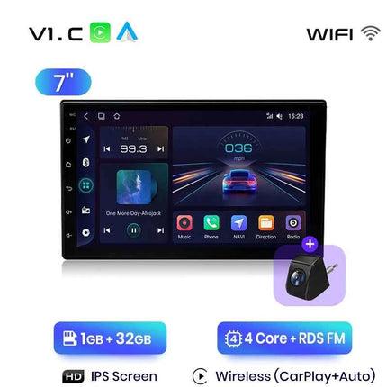 Junsun Qualcomm 8-Core 360 View Camera Universal Stereo 7" 9" 10" Car Radio CarPlay Android Auto Multimedia Player GPS DSP WiFi