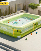 Inflatable Swimming Pool 1.5-2.6M for Kids and Adults, Large PVC Family Pool for Parties, Outdoor Toys for Children, Reinforced Summer Pool