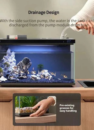 Mijia Smart Fish Tank MYG100 Work with Mijia APP Mobile Controlled Remote Feeding Smart Lighting System Light Aquarium