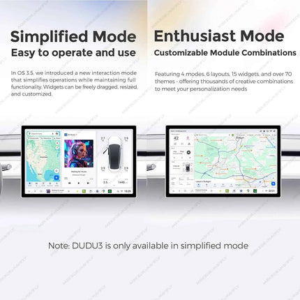DUDUAUTO EU DUDU7 DUDU 7 A7870 AKM7739 Wireless Carplay 9/9.5/10/10.36 inch Android 13 Car Radio Multimedia GPS  Stere Head Unit