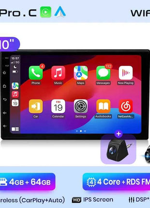 Junsun Qualcomm 8-Core 360 View Camera Universal Stereo 7" 9" 10" Car Radio CarPlay Android Auto Multimedia Player GPS DSP WiFi