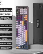 AULA F108 PRO Mechanical Keyboard Custom 100% Layout RGB Backlight Wireless Bluetooth Hifi Switch Gaming Keyboard