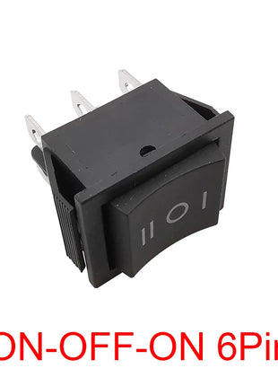 1 pz KCD4 4 pin 6 pin interruttore a bilanciere 16A 250VAC 20A 125VAC ON-OFF/ON-OFF-ON 2 posizioni 3 posizioni con interruttore di alimentazione della luce 31x25mm