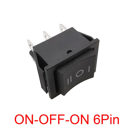 1 pz KCD4 4 pin 6 pin interruttore a bilanciere 16A 250VAC 20A 125VAC ON-OFF/ON-OFF-ON 2 posizioni 3 posizioni con interruttore di alimentazione della luce 31x25mm