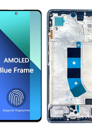 6.67 ''AMOLED Display Per Xiaomi Redmi Nota 13 4G Display LCD Touch Screen Digitizer Per Redmi Nota 13 4G Display LCD di Ricambio
