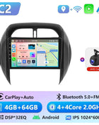 Podofo 6+128G Wireless CarPlay Android Auto Radio for Toyota RAV4 2003-2005(LHD) Car Multimedia Player GPS WIFI 2 Din Autoradio
