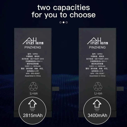 PINZHENG Real High Capacity Battery For iPhone 15 14 Pro Max 15 Pro 14 Pro 15 Plus 14 Plus 15 Pro Max Replacement Batteries