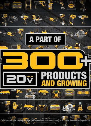 Batteria Originale Dewalt 20V MAX 5Ah 6Ah 18650 ‌ Batteria agli Ioni di Litio XR per Utensili Elettrici, 120W Alta Potenza, Ricaricabile, Batteria di Ricambio