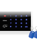 KERUI W184 4G WiFi GSM Alarm System Wireless Unit Home Tuya Smart APP Control Anti-Theft Motion Sensor Alexa Support Motion Sensor