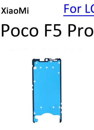 Per Xiaomi Poco F5 F6 M6 X6 Pro Mi Civi 1S 2 3 4G Display LCD Schermo Posteriore Della Copertura Dell'alloggiamento Adesivo Nastro Colla Parti