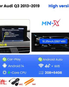 8-Croe Car Wireless Carplay Android Auto For Audi Q3 2012-2018 Multimedia Video Player GPS smart car machine system