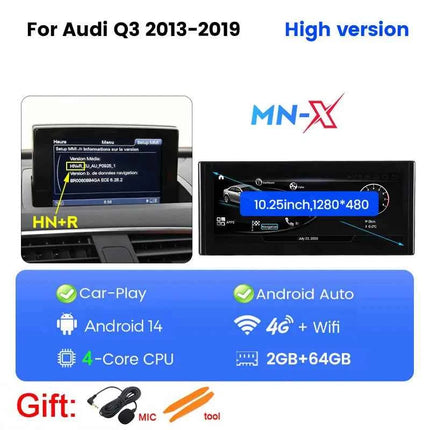8-Croe Car Wireless Carplay Android Auto For Audi Q3 2012-2018 Multimedia Video Player GPS smart car machine system