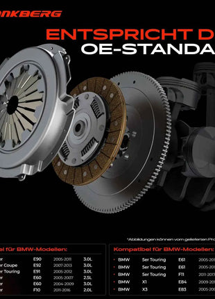 Kit Frizione Frankberg 1x per BMW Serie 3 E90 330i, Serie 5 E60 F10, X1 E84, X3 E83 21207545335
