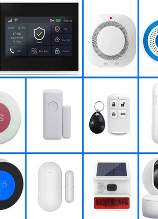 Sistema di allarme domestico intelligente PGST 4G Tuya, set combinato di allarme di sicurezza domestica wireless WiFi 433 MHz