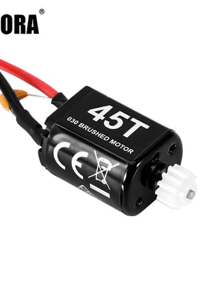 INJORA 030 Brushed Motor with Mount for Losi Micro-B Micro-T (45T)