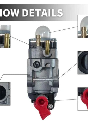 Kit carburatore meccanico per erba per TH23 TH26 TH34 Oleo Mac BV162 23CC 25CC 26CC 33CC 2 tempi Trimmer Ventilatore Tosaerba Motore