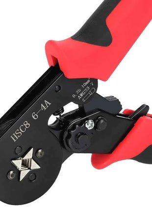 Pinze per Crimpatura Terminali a Ghiera Mini HSC8 6-4/6-6 (0.25-10mm²/0.25-6mm²) per Riparazione Connessioni Elettriche