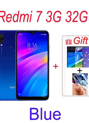 Xiaomi Redmi 7 Global Rom 3+32Gb /4+64Gb Smartphone 6.26 Inch HD Screen 4000 mAh Battery Unlocked Dual Sim Xiao Mi Mobile Phones