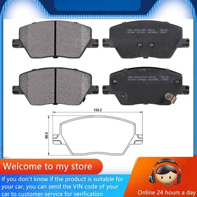 For Fiat TIPO Estate Hatchback Saloon (356_, 357_) Front Brake Pads 77367628 77367910 77368368/Auto Parts -44019