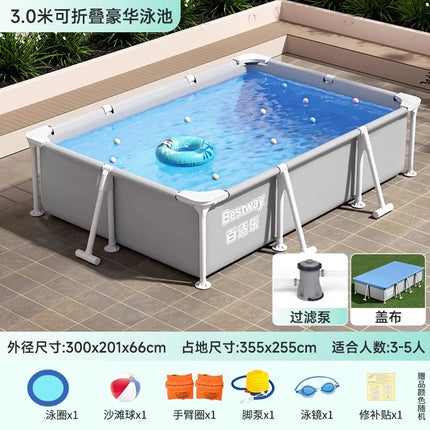 Staffa per piscina casa per bambini grande nuoto per adulti famiglia piscina per bambini piscina da bagno all'aperto per adulti