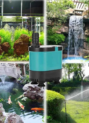20/35/50/60W Bottom Suction Submersible Pump Fish Tank Water Circulation Pump Small Silent Filter Suction Manure Change Pump