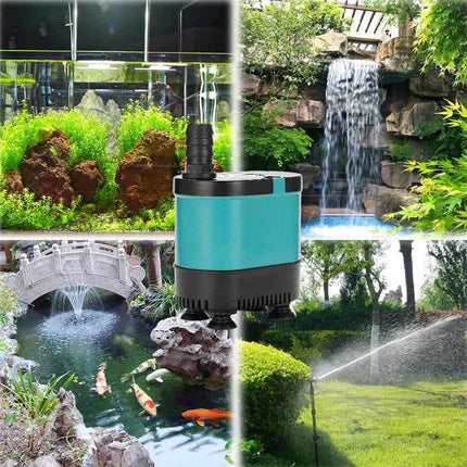 20/35/50/60W Bottom Suction Submersible Pump Fish Tank Water Circulation Pump Small Silent Filter Suction Manure Change Pump