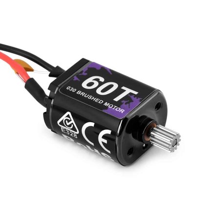 INJORA 60T 030-Size Brushed Motor for 1/30 Axial SCX30 (2-Pack)
