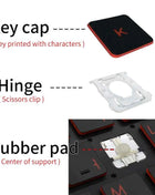 Replacement Keycap Key For Lenovo Asus Hp Toshiba Samsung Acer Sony Xiaomi Huawei IBM Msi All Series Laptop Keyboard KEY & Clips