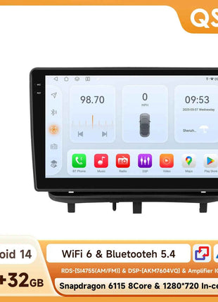 Hizpo Car Radio Multimedia Player For Opel Corsa D 2007-2012 Hatchback Van Wireless CarPlay Android 14 Auto Intelligent System