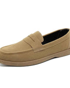 Hot Sale Men's Slip On Loafers Preppy Lightweight Breathable Comfort Outdoor Flats Non Slip Soft Sole Casual Daily Walking Shoes