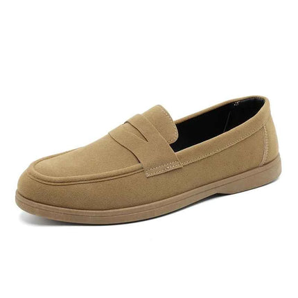 Hot Sale Men's Slip On Loafers Preppy Lightweight Breathable Comfort Outdoor Flats Non Slip Soft Sole Casual Daily Walking Shoes