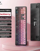 AULA F108 PRO Mechanical Keyboard Custom 100% Layout RGB Backlight Wireless Bluetooth Hifi Switch Gaming Keyboard