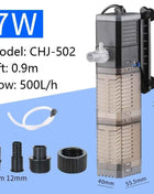 New 4-in-1 Aquarium Submersible Pump CHJ502/CHJ602/CHJ902/CHJ1502  Replacement Cotton Fish Tank Filtration Micro Water Pump