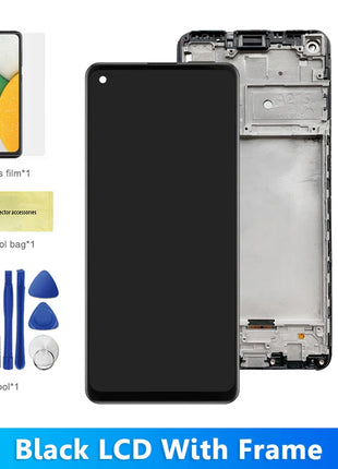 6.5" Screen A21S with frame for Samsung Galaxy A21S A217F LCD Display Touch Screen Digitizer Replacement