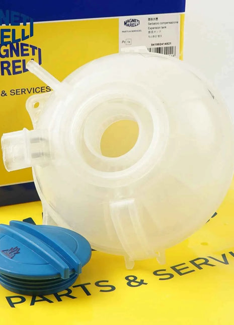 6Q0121407A Serbatoio di Espansione del Liquido di Raffreddamento del Motore di Alta Qualità con Coperchio per VW Polo Ameo, Skoda Roomster, Fabia, Toledo
