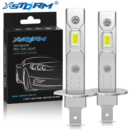 H1 H3 H7 LED Headlight Bulb Mini 60W 20000LM CSP for Car Headlamp Fan Light Auto Diode Fog Lamps 12V 6000K Automobile