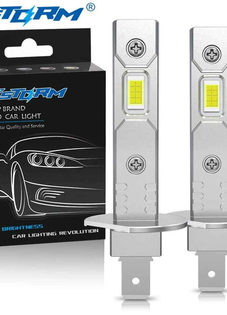 H1 H3 H7 LED Headlight Bulb Mini 60W 20000LM CSP for Car Headlamp Fan Light Auto Diode Fog Lamps 12V 6000K Automobile
