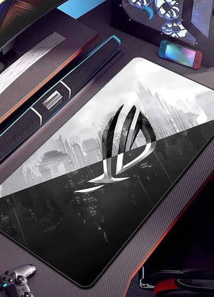Asus Rog Mause Pad Anime Mouse Mats Gaming Computer Desk Mat Mouse Carpet Pc Accessories Gamer Mouse Pad Speed Rubber Mat