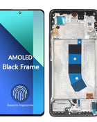 6.67'' AMOLED Display For Xiaomi Redmi Note 13 4G LCD Touch Screen Digitizer For Redmi Note 13 4G LCD Replacement