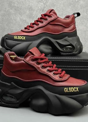 Designer Style Men Shoes 2025 Autumn Fashion Comfortable Men's Thick Platform Sneakers Casual Shoes Sports Trainers Tenis