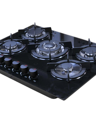 5 Burner Gas Cooker Class Energy Electric Gas Stove for Kitchen Cooking Table Top Built-In Cooktop for Hotels Households