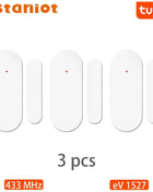 Staniot Tuya 433Mhz Home Alarm System Automatic Sensor Smart Wireless Door and Window Detectors Door opening/closing code