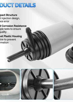 Pompa lavavetri per BMW Serie 1/2/3/4/5/6/7/X1/X3/X4/X5/X6 Pompa lavavetri a uscita singola 67127302589 67126934159