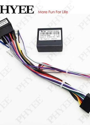 Cablaggio ISO CAN Bus, protocollo VAN con ritenzione SWC, adattatore cavo Android Plug&Play da 16 pin, per Peugeot 206 307 Citroen Xsara