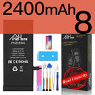PINZHENG Real High Capacity Battery For iPhone 8 SE2020 6 6S 7 8Plus X Xs Max Xr Phone Replacement Batteries Warranty One Year