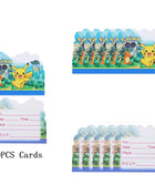 Forniture per decorazioni per feste di compleanno a tema Pokemon Cartoon Pokemon Go Stoviglie Tazze Piatti Palloncino Pikachu per bomboniere per baby shower