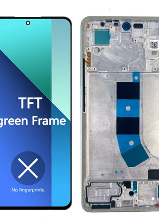 6.67 ''AMOLED Display Per Xiaomi Redmi Nota 13 4G Display LCD Touch Screen Digitizer Per Redmi Nota 13 4G Display LCD di Ricambio