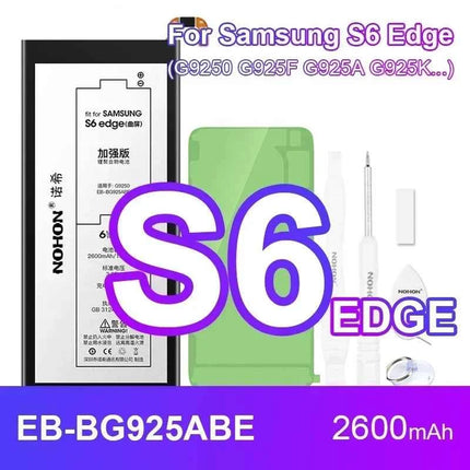 NOHON Phone Battery for Samsung Galaxy S24 S23 S22 Ultra S21 S20 Plus S10 S10E S9 S8 S7 S6 S10+ S20+ S21+ S23+ S24+ Batteries