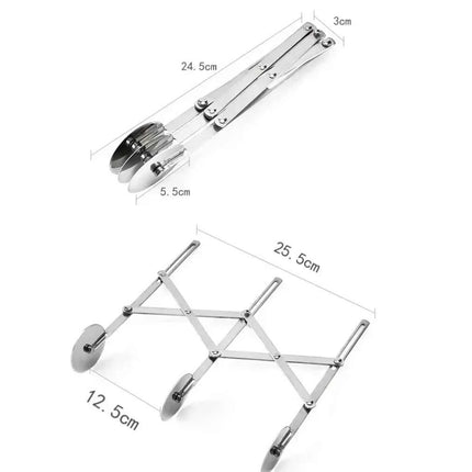 3/5/7 Wheels Cutter Dough Divider Side Pasta Knife Flexible Roller Blade Pizza Pastry Peeler Stainless Steel Bakeware Tools