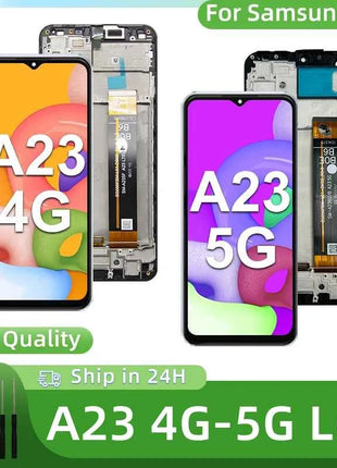 IPS For Samsung Galaxy A23 Display A235 SM-A235F LCD Touch Screen Digitizer A23 5G Display A236 LCD SM-A236U A236B Replace Parts